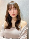 韓国ヘア/髪質改善/グレージュカラー/ココアブラウン/新宿