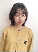 20代30代40代小顔ウルフレイヤーボブ大人可愛い丸みショートボブ