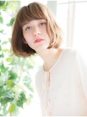+animo東川口+ ラフな金髪ボブ☆ワイドバング☆こなれヘアI