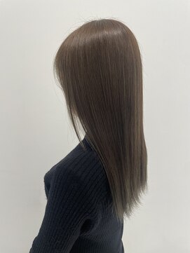 ハイブ 金沢(Hive) 10代20代艶髪ブリーチ無しカラーオリーブベージュ