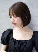 前髪あり内巻きボブ20代30代40代【AIN.表参道】川原大地
