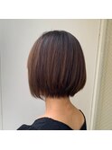 襟足スッキリショートボブ