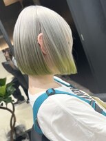 トーン(TONE)&nbsp;ホワイト＋グリーン/エンドカラー