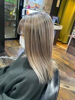 ガルボ ヘアー(garbo hair)&nbsp;ハイトーンバレイヤージュ高知美容院10代20代