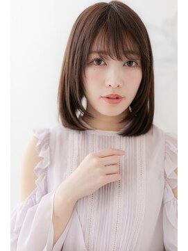 ヘアスタジオ ガロウ(hair stuido garou) 黒髪/グレーベージュ/レイヤーロング/前髪パーマ/盛岡10