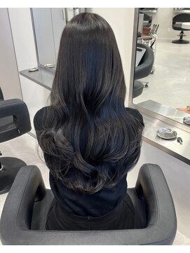 ベレーザシェルト(Beleza scelto) 5432髪質改善アッシュブラックカーキベージュ艶髪ワンホンヘア