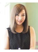 【Natural】クルンとまとまる艶髪ストレート