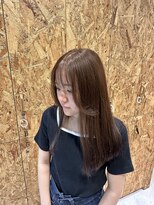 ヘアデザイン プティパ(Hair Design petit-pas) ミルクティーベージュカラー