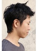 メンズカットパーマナチュラルショート熊本