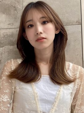 グランド(GRAND) 人気の韓国くびれヘア/ミディアムレイヤー/レイヤーカット