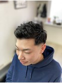 フェードカット＋メンズパーマ