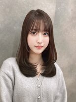 クム(kumu)&nbsp;【kumu】韓国風レイヤー/小顔おくれ毛/くびれミディ/栄/名古屋