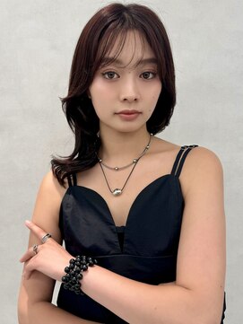 ロエ 元町店(Loe) レイヤーカット/顔まわりレイヤー/ショコラブラウン/ヨシンモリ