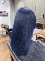 ビスイル 秋葉原店(Vis ill) ブルーシルバーアッシュブルージュ透明感グラデーションカラー