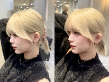 アルーシェウィズスカイ 原宿(Alushe with Sky)の写真/リピーター多数の大人気店★個性をもっと活かす顔回りスタイルに◎[原宿/表参道/韓国風/ウルフ/顔周り]