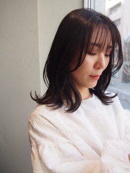 キートス(kiitos)の写真/朝のヘアセットを簡単に！髪質や骨格に合わせた丁寧なカウンセリングで乾かすだけできまるスタイルをご提案