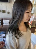 イヤリングカラーグリーン/オリーブカラー