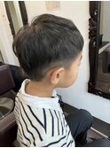 キッズ×ツーブロックマッシュ