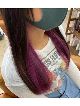 シャルティア 岩国(SHALLTIA) インナーカラー/アクセサリーカラー/ラベンダーピンク/艶髪