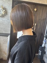 アイビーヘアー(iB HAiR)&nbsp;切りっぱなしボブ/シアーベージュ