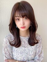 アフロート エル 大阪(AFLOAT L) 20代小顔に見える!くびれレイヤー × ラベンダーブラウン