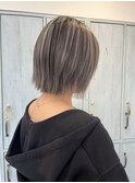 ハイライト/ハッシュカット/クラゲヘアー/黒髪カタログ/一宮