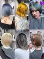 ミミー(mimiiy)&nbsp;ショートカットも得意です！ボブ×ハイトーンの相性抜群◎