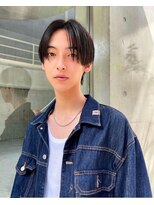 ロビー 青山(ROBBY) シースルーセンターパート/マッシュカット/縮毛矯正/眉毛カット