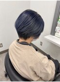 高知美容室　ケアブリーチカラーカット　ガルボヘアー桟橋