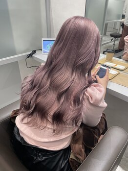 リアン バイ キートス(Lien by kiitos)の写真/【西梅田駅5分】透明感とツヤを両立した理想の褒められカラーが叶う◇ブリーチ無しダブルカラーで垢ぬけも*