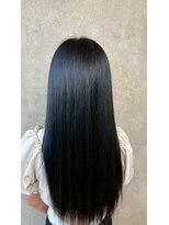 パーミル ヘア クマモト(permille ‰ hair Kumamoto)&nbsp;ブルーブラック×うる艶
