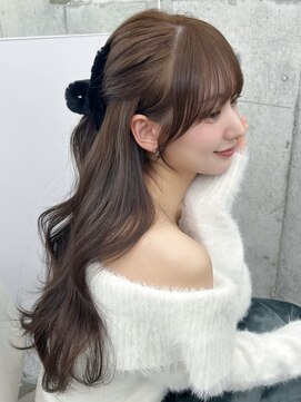 エヌアイ オモテサンドウ(ni omotesando) ☆大人気オーダー 顔周りカット ハーフアップアレンジ☆
