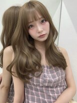 アイトーキョーエス 渋谷(AI TOKYO S)&nbsp;ヘーゼルベージュブリーチなしダブルカラー透明感髪質改善前髪