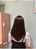 色落ちまで楽しめる暖色カラー