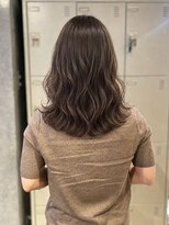 エインアンリー 明治神宮前(AIN.ANLY.)&nbsp;ミディアムパーマ、ミディアムゆるめパーマ、ニュアンスパーマ