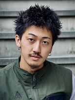 キングオブヘアバイノイズアンドフィフス 京都駅前店(KING of hair by NOISM&fifth) 京都men'sピンパーマスパイキーショートアクティブショート眉毛