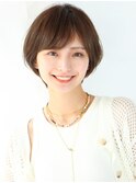 【王道ひし形】40代50代60代大人ショート/白髪ぼかしハイライト
