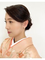 グレースバイハピネス(grace by happiness)&nbsp;和装ヘアセットミルクブラウン