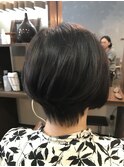 メリハリショートボブ