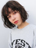 ドロップ(drop)&nbsp;大人ガーリーふわっとクセ毛風ボブ/ボブパーマ/20代/30代/40代