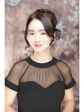 宣材写真用　ヘアセット