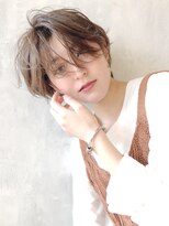 アルバム 渋谷パルコ(ALBUM) 大人カジュアルショートスタイル_耳かけウェーブパーマ_66651