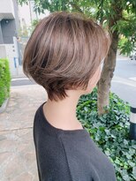 シェル 国分寺(shell)&nbsp;抜け感×ナチュラル☆極細ハイライトショートボブ