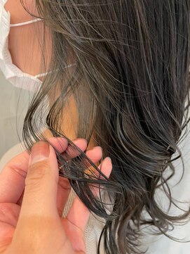 ヴィーヴォ 天六店(VIVO) 【VIVO】池田晃久 インナーカラー 透け感ミントグレージュ