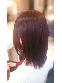 透け感ピンクブラウン