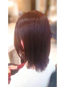 ジャックビーンズ 青山店(jack beans) 透け感ピンクブラウン