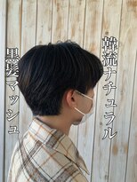 ルシード スタイル オルガ(LUCIDO STYLE Orga)&nbsp;20代30代韓流☆ツイストパーマショートマッシュアッシュブラック