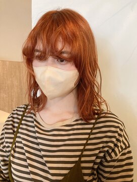 ロティー(loty) 《loty酒井美紀》お洒落パーマ×オレンジカラー