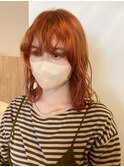 《loty酒井美紀》お洒落パーマ×オレンジカラー
