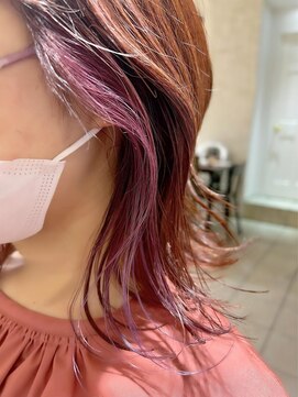 ネオリーブ チッタ 阿佐ヶ谷店(Neolive citta) ペールピンク　インナーカラー